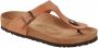 Birkenstock Gizeh Vegan Birko-flor Nubuck Sandalen Bruin - Thumbnail 3