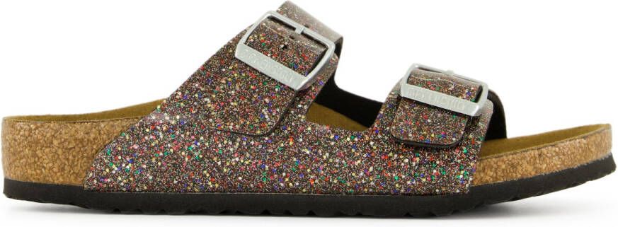 Birkenstock Kid's Arizona BF Cosmic Sparkle Sandalen Narrow bruin