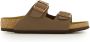Birkenstock Kindersandalen Arizona Birko Flor Birkibuc Etroit Bruin - Thumbnail 5