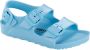 Birkenstock Kid's Milano Eva Sandalen Schmal blauw - Thumbnail 1