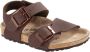 Birkenstock New York Junior Birko Flor BC Narrow Junior Sandaal Donkerbruin - Thumbnail 5