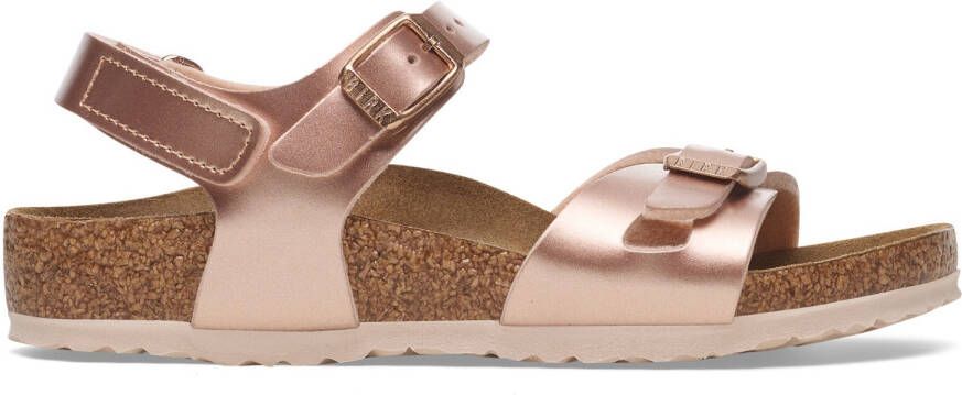 Birkenstock Rio AS Kids Birko-Flor Narrow Fit Electric Metallic Copper - Foto 7