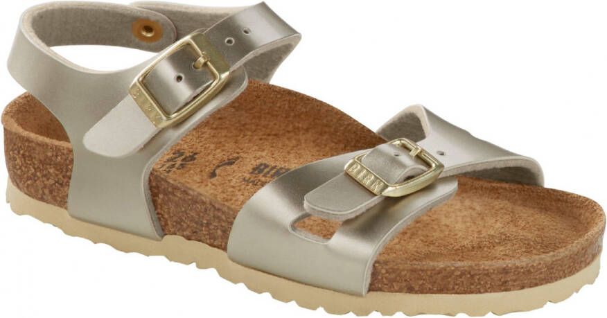 Birkenstock Kid's Rio BF Sandalen Narrow beige bruin