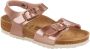 Birkenstock Rio Kids Sandalen Electric Metallic Copper Narrow fit | Goud | Imitatieleer - Thumbnail 7