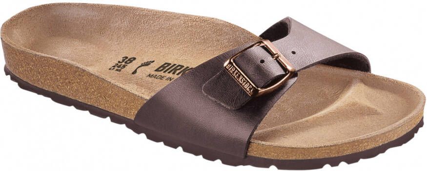 Birkenstock Madrid Slippers Dark Brown Regular fit | Bruin | Imitatieleer - Foto 7