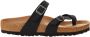 Birkenstock Damessandalen Mayari Vegan Birko-Flor Birkibuc Large Black Dames - Thumbnail 4