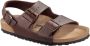 Birkenstock Milano Sandalen Dark Brown Regular-fit Bruin Imitatieleer - Thumbnail 3