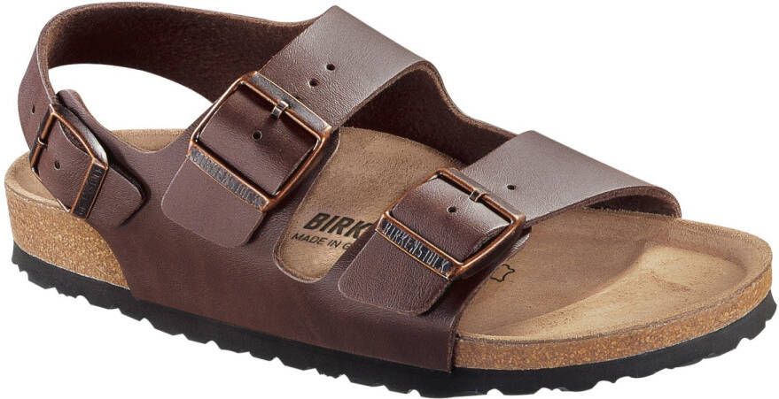 Birkenstock Milano Sandalen Narrow bruin