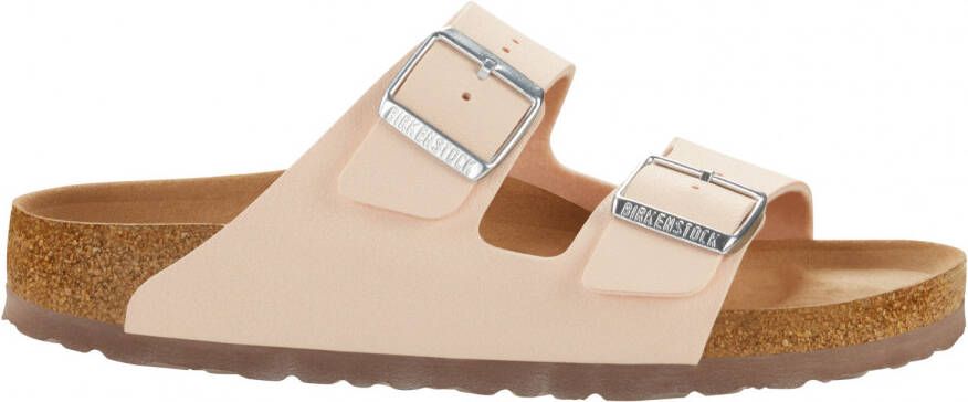 Birkenstock Women's Arizona BFBC Earthy Vegan Sandalen Narrow beige bruin