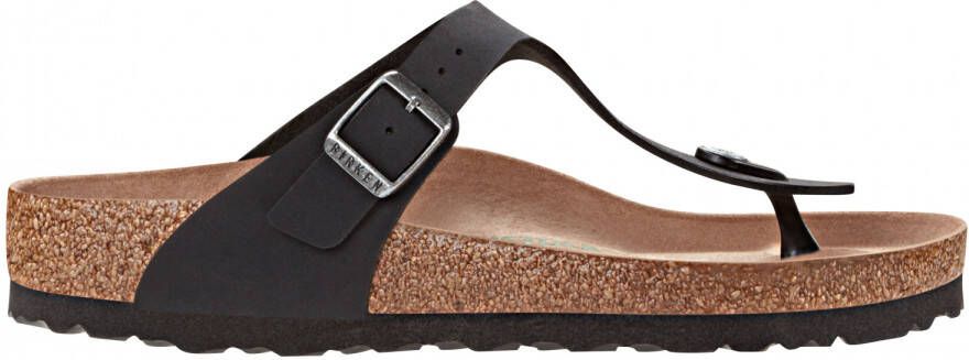 Birkenstock Gizeh Slippers Black Regular fit | Zwart | Imitatieleer - Foto 3