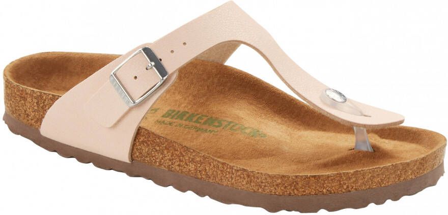 Birkenstock Women's Gizeh BFBC Earthy Vegan Sandalen Normal bruin beige