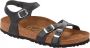 Birkenstock Kumba Dames Sandalen Black Narrow-fit Zwart Nubuck - Thumbnail 4