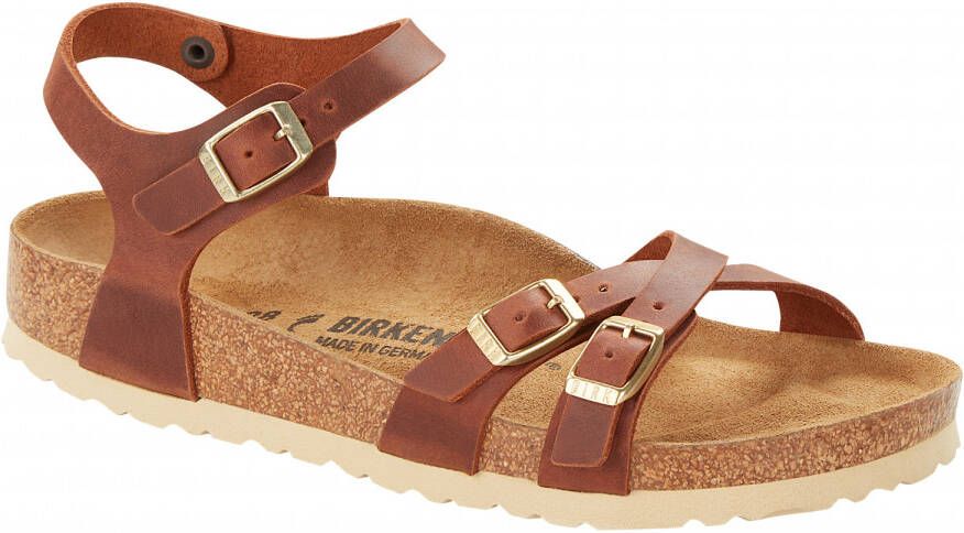 Birkenstock Women's Kumba Sandalen Schmal bruin beige