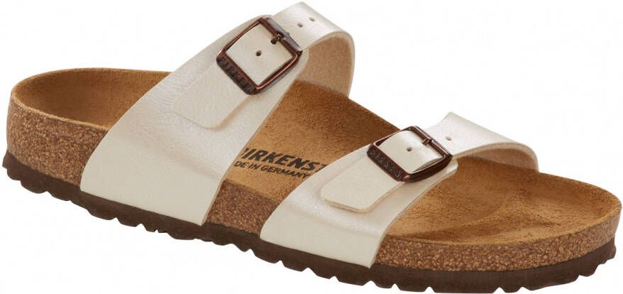 Birkenstock Women's Sydney BF Sandalen Schmal bruin beige