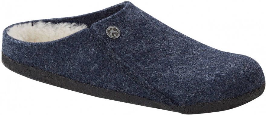 Birkenstock Zermatt Shearling FE Pantoffels Normal blauw