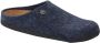 Birkenstock Pantoffels Andermatt Wolvilt Sloffen Standaard Blauw Regular - Thumbnail 2