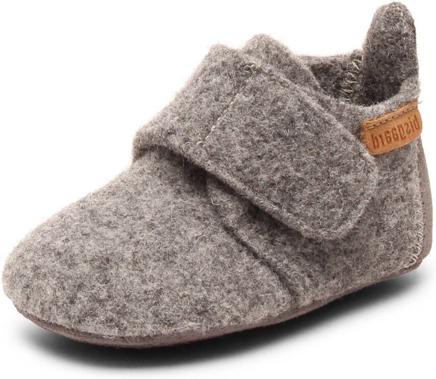 Bisgaard Baby's Wool Pantoffels grijs