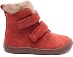 Bisgaard Kid's Barefoot Emil Lamb Winterschoenen rood