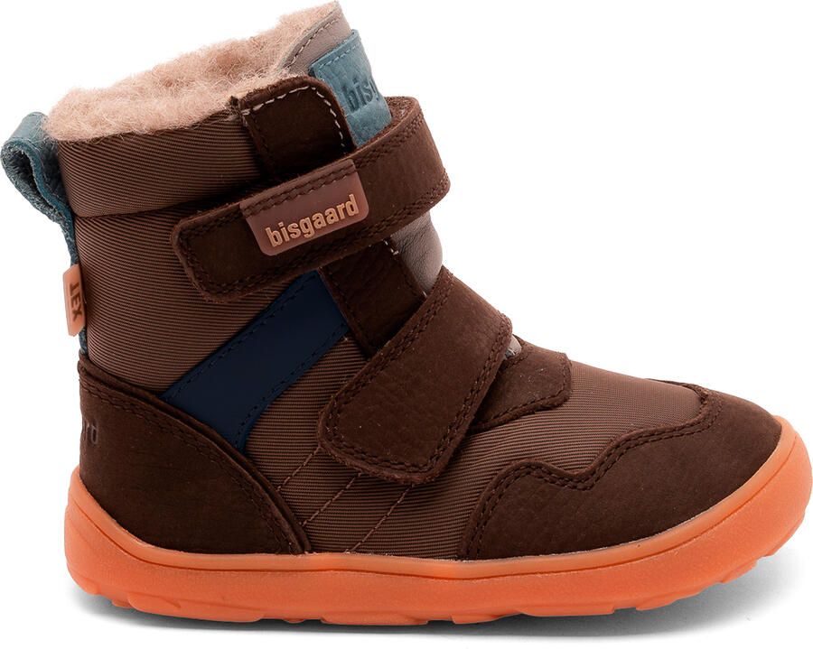 Bisgaard Kid's Barefoot Timo Tex Winterschoenen bruin