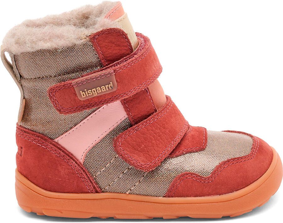Bisgaard Kid's Barefoot Timo Tex Winterschoenen rood