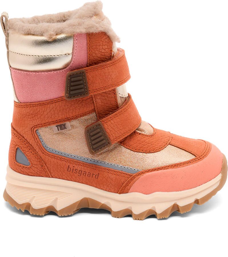 Bisgaard Kid's Eddie Tex Winterschoenen beige rood