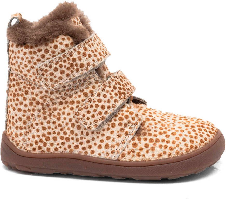 Bisgaard Kid's Barefoot Emil Lamb Winterschoenen beige bruin