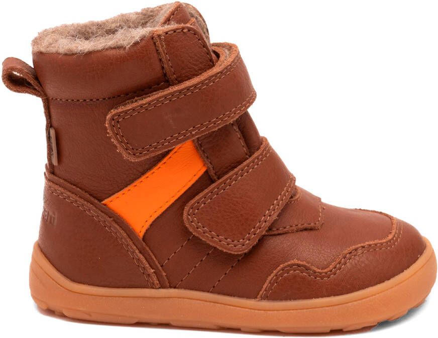 Bisgaard Kid's Barefoot Thorsten Tex Barefootschoenen rood bruin