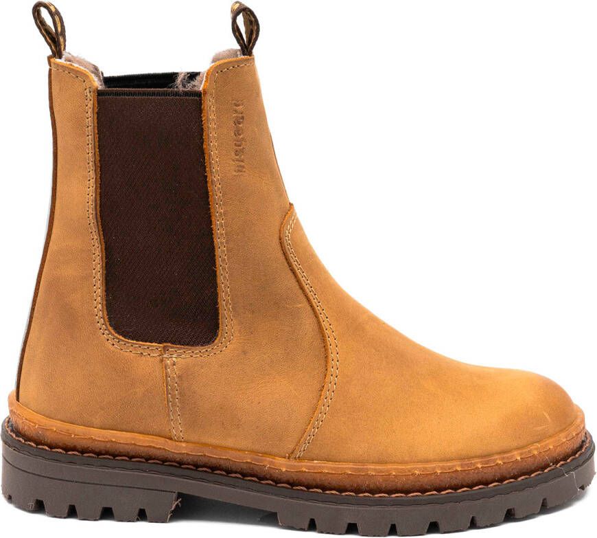 Bisgaard Kid's Neo Lamb Winterschoenen bruin oranje