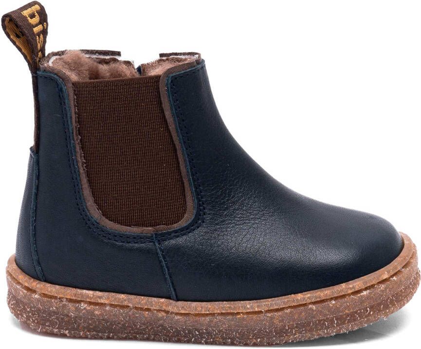 Bisgaard Kid's Phillip Lamb Winterschoenen blauw bruin