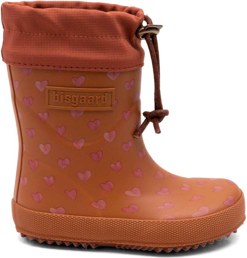 Bisgaard Kid's Thermo Rubberlaarzen bruin rood