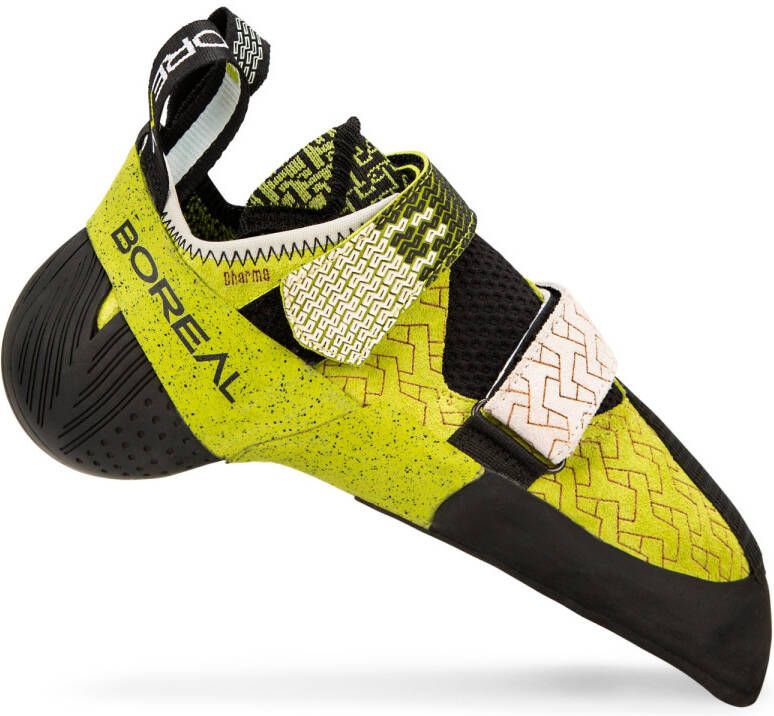 Boreal Dharma Klimschoenen geel wit olijfgroen