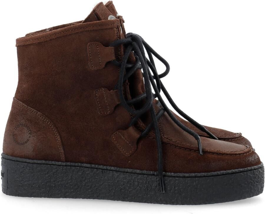 Ca'Shott Women's Cascamilla Lace Boot Warm 2.0 Winterschoenen bruin zwart