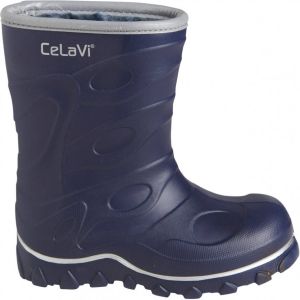 CeLaVi Kid's Thermal Wellies Embossed Rubberlaarzen blauw