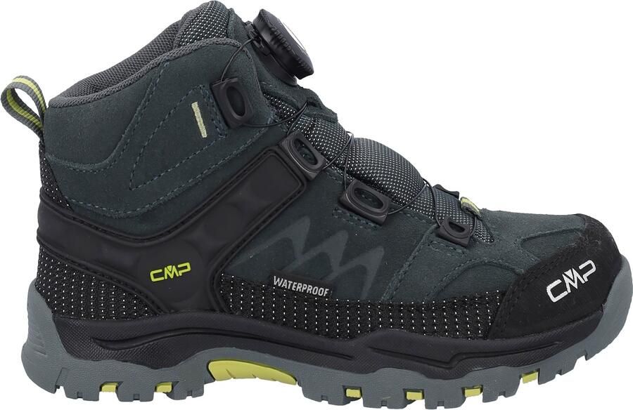 CMP Kid's Kiruna Mid Fitgo Trekking Shoes WP Wandelschoenen zwart