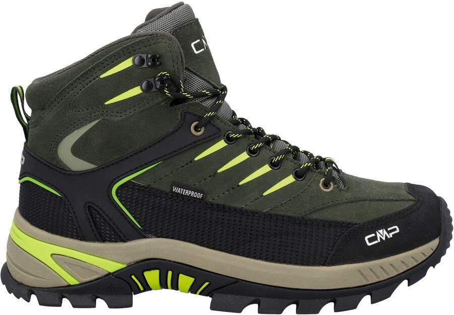 CMP Rigel 2.0 Mid Trekking Shoes WP Wandelschoenen zwart olijfgroen