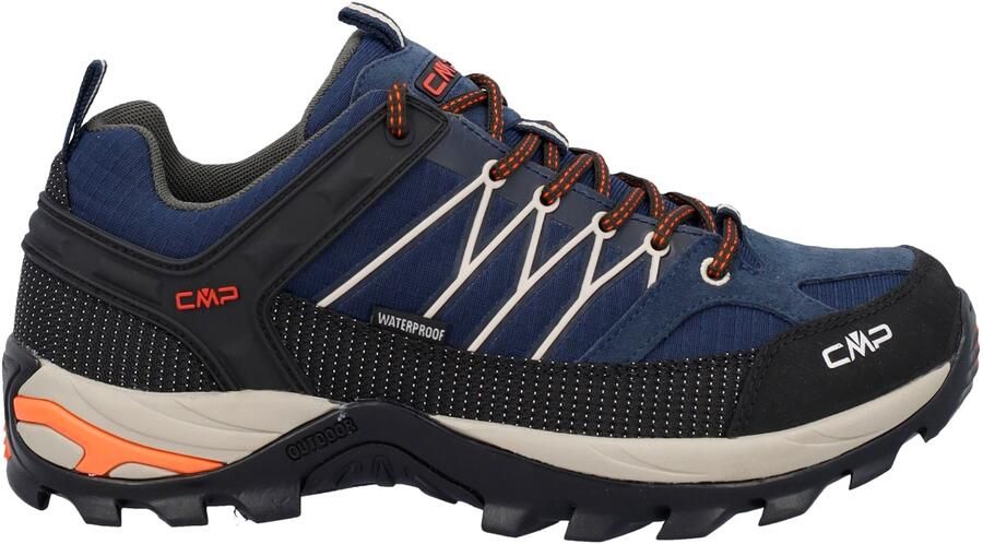 CMP Rigel Low WP Multisportschoenen zwart blauw