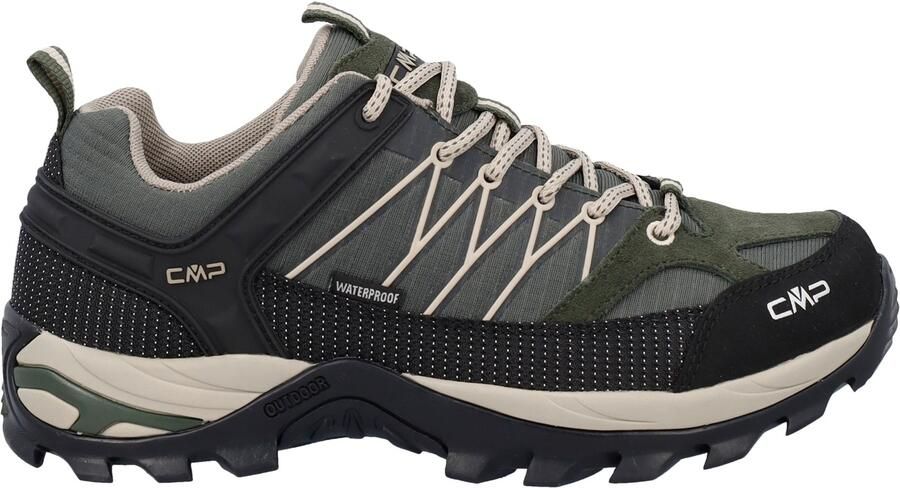 CMP Rigel Low WP Multisportschoenen zwart grijs