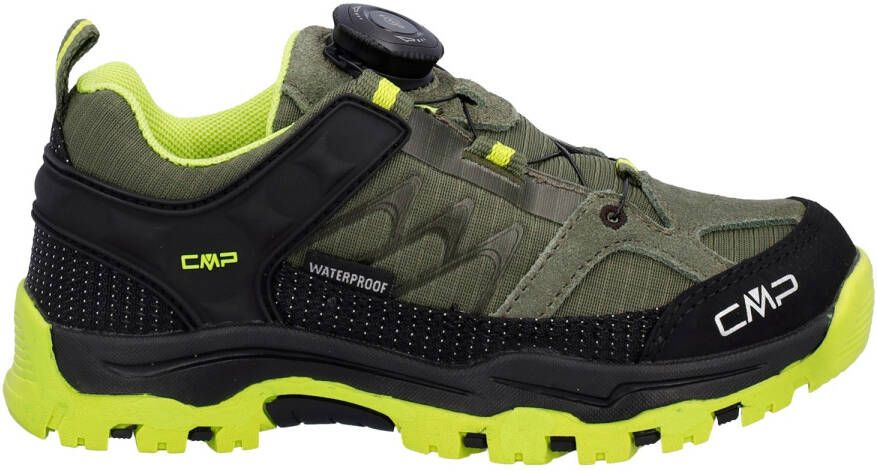 CMP Kid's Kiruna Fitgo WP Multisportschoenen zwart olijfgroen