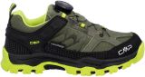CMP Kid's Kiruna Fitgo WP Multisportschoenen zwart olijfgroen - Groen