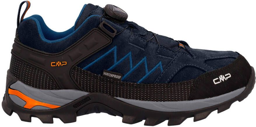 CMP Rigel Low Fitgo Trekking Shoes WP 3Q13587 Multisportschoenen zwart blauw