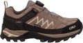 CMP Women's Rigel Low Fitgo Trekking Shoes WP 3Q13586 Multisportschoenen zwart bruin - Beige