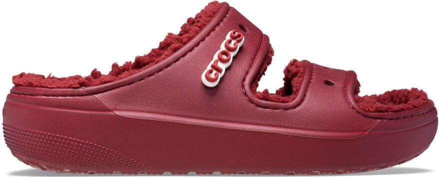 Crocs Classic Cozzy Dames Sandalen Ocieplenie Garnet Croslite™ - Foto 3