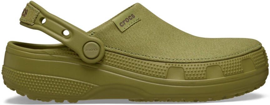 Crocs Classic Crafted Clog Sandalen olijfgroen
