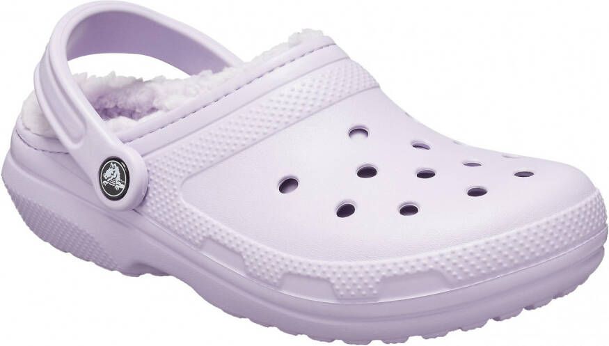 Crocs Classic Lined Clog Sandalen maat M8 W10 wit purper - Foto 3