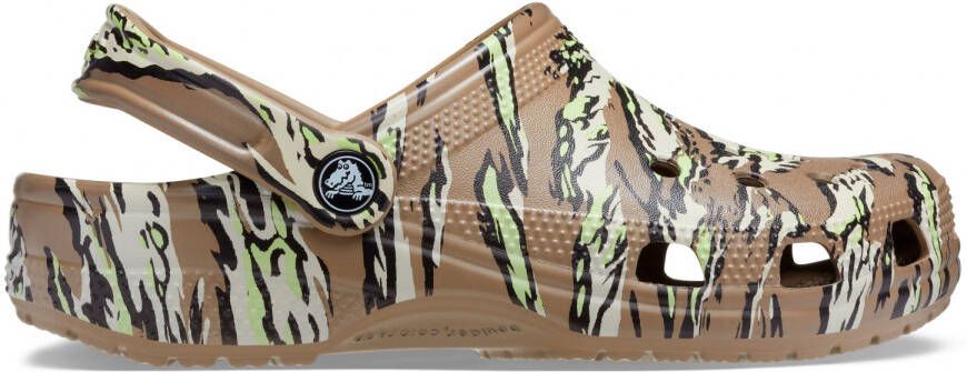 Crocs Classic Printed Camo Clog Sandalen maat M5 W7 bruin