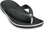 Crocs Sportieve Gestreepte Flip Sandaal met Logo Versiering Black - Thumbnail 3