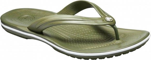 Crocs Crocband Flip Sandalen maat M9 W11 olijfgroen