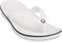 Crocs Sportieve Gestreepte Flip Sandaal White - Thumbnail 3