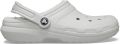 Crocs Classic Lined Clog Sandalen maat M10 W12 grijs - Grijs