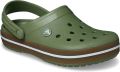Crocs Crocband Gum Clog Sandalen maat M10 W12 olijfgroen - Groen